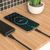  Кабель USB - 8 pin HOCO X53, 1 м, 2.4A, силикон, плоский, чёрный (1/31/310) 
