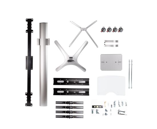  Подставка для телевизора Arm Media PT-STAND-15 серебристый 26"-55" макс.120кг напольный наклон 