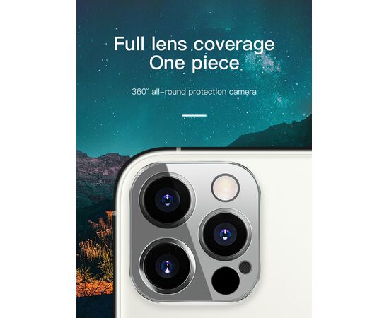  Защитное стекло на заднюю камеру COTEetCI Lens Film для iPhone 12 Pro 6.1", золотой 