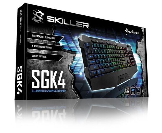  Игровая клавиатура Sharkoon Skiller SGK4 