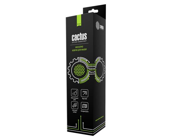  Коврик для мыши Cactus CS-MPС-PRO02ХXL Black 900x400x2мм 