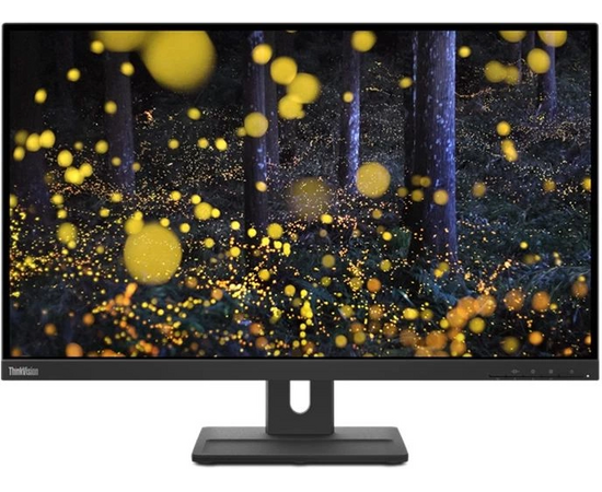  Монитор Lenovo E27q-20 (62D0GAR1CB) Black, 27" 16:9, IPS, 2560 x 1440, 4ms, 350cd, 75Hz, 1xHDMI, 1xDP, SPK, HAS 