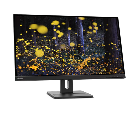  Монитор Lenovo E27q-20 (62D0GAR1CB) Black, 27" 16:9, IPS, 2560 x 1440, 4ms, 350cd, 75Hz, 1xHDMI, 1xDP, SPK, HAS 