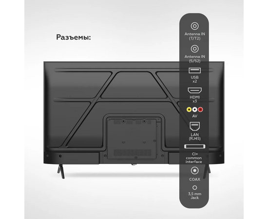  Телевизор BQ 40FS38B Black 