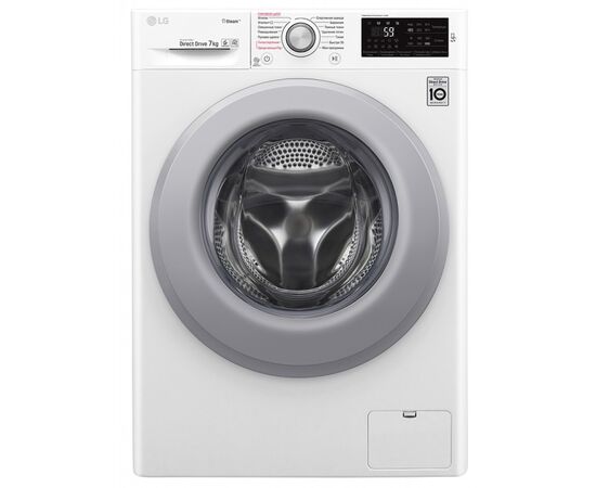  Стиральная машина LG F2V3HS4W класс: A загр.фронтальная макс.:7кг белый инвертер 