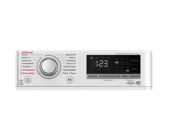  Стиральная машина LG F2V3HS4W класс: A загр.фронтальная макс.:7кг белый инвертер 