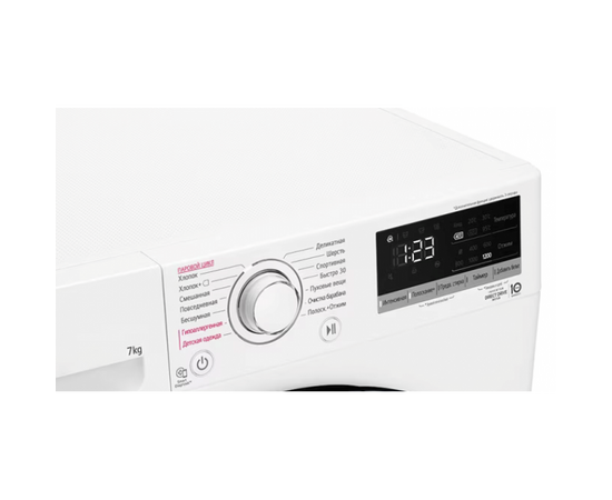  Стиральная машина LG F2V3HS4W класс: A загр.фронтальная макс.:7кг белый инвертер 