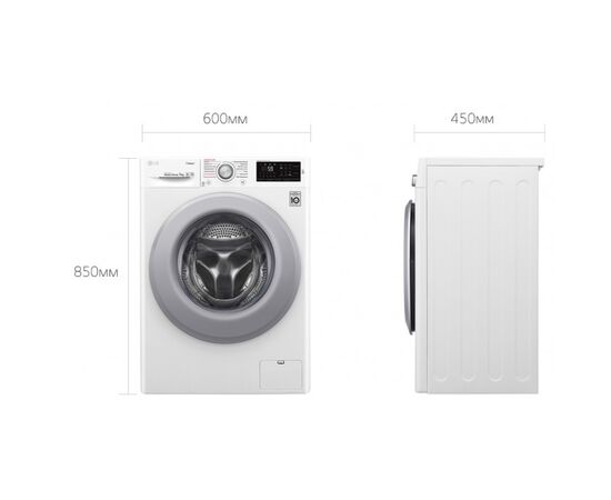  Стиральная машина LG F2V3HS4W класс: A загр.фронтальная макс.:7кг белый инвертер 
