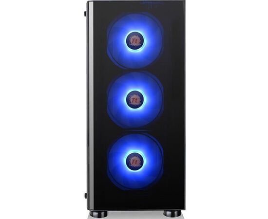  Корпус Thermaltake V200 TG RGB CA-1K8-00M1WN-01 Black/Win/SPCC/Tempered Glass*1/120mm RGB Fans*3 + 120mm Standard Fan*1 